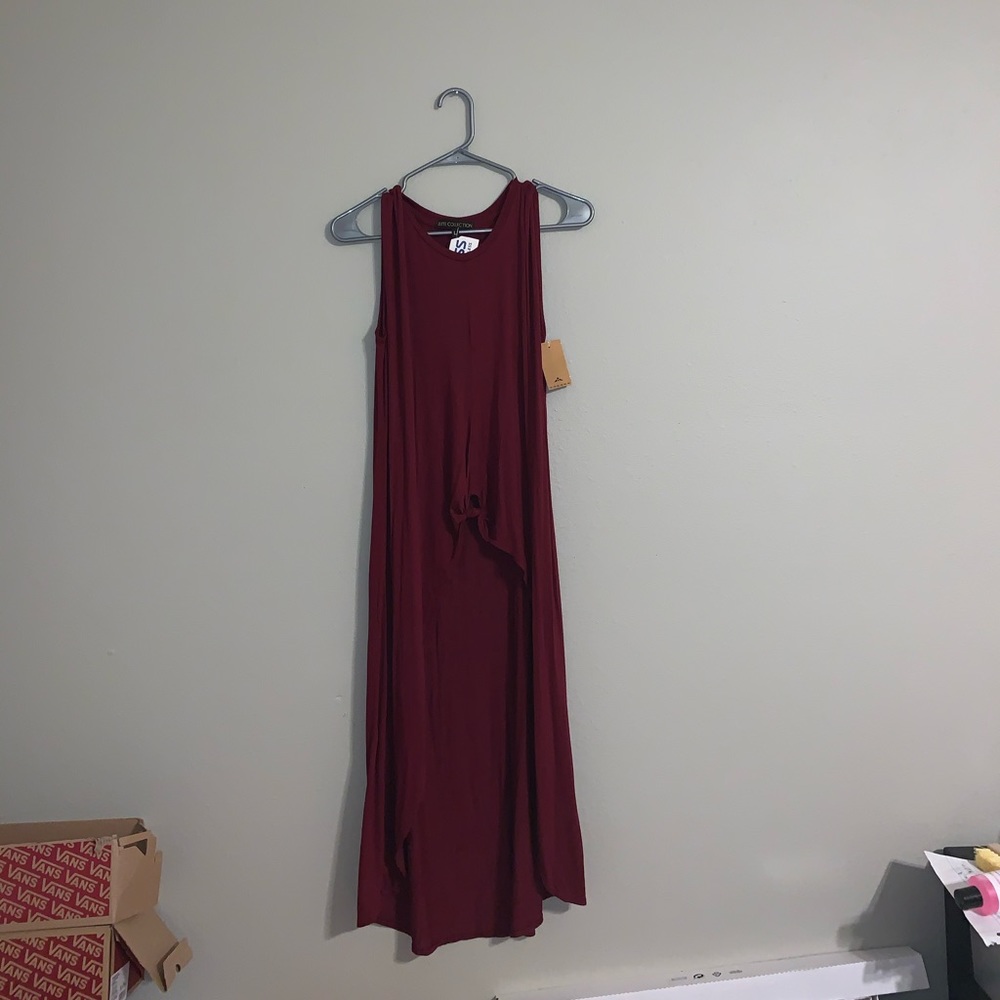 Maroon Long Tank Top